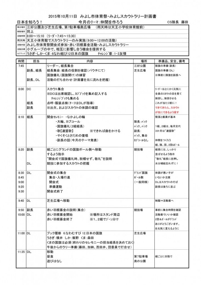 10月11日計画、組編成、役割_01